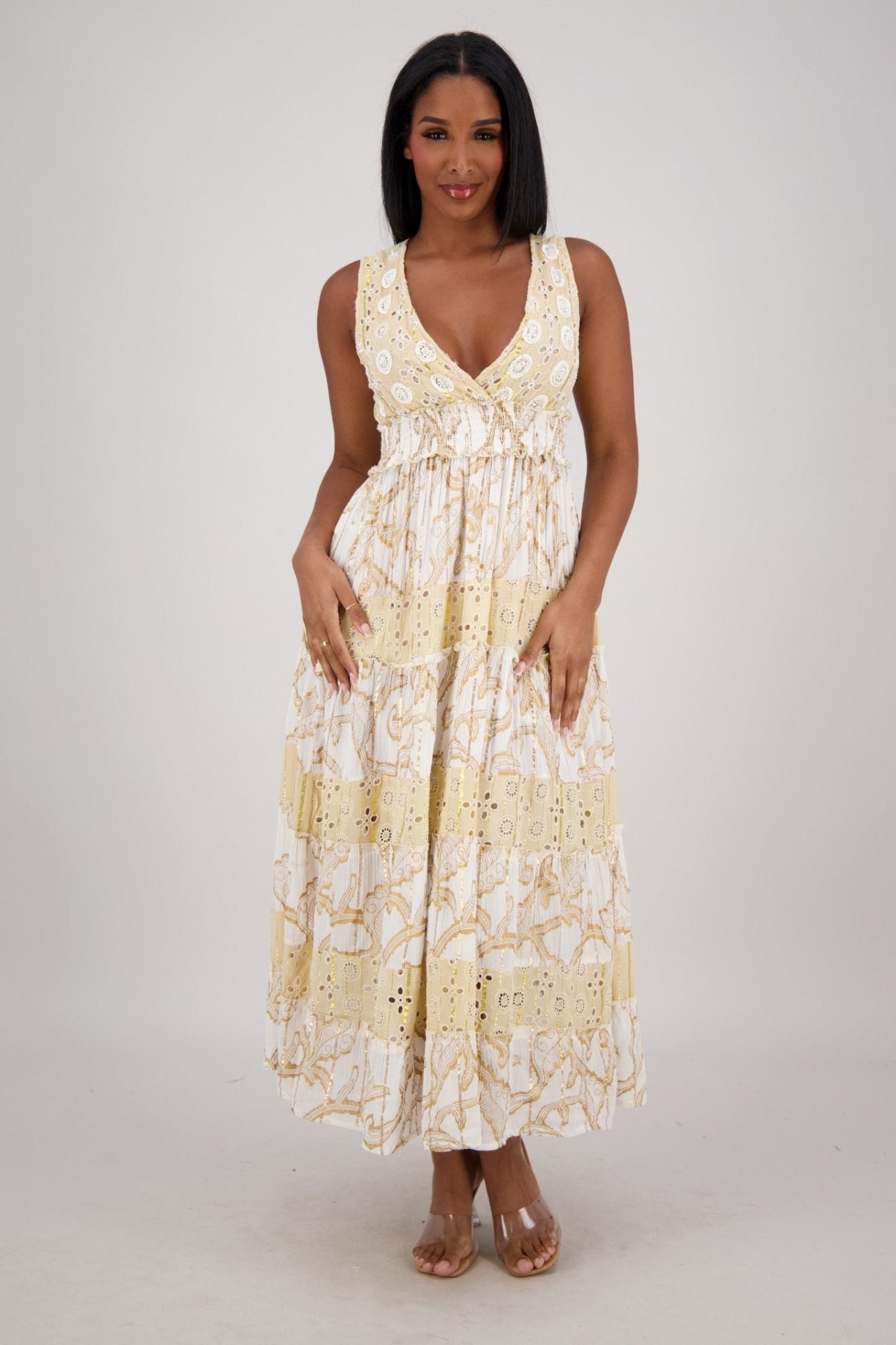 Jaya Maxi Dress 25206 - Advance Apparels Inc