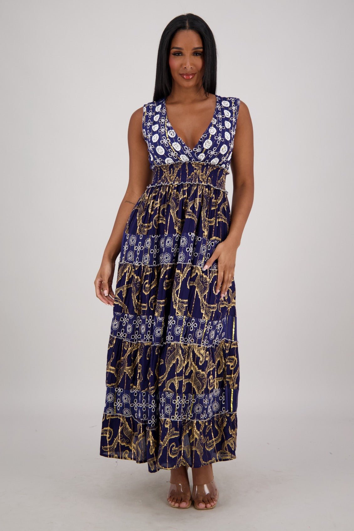 Jaya Maxi Dress 25206 - Advance Apparels Inc