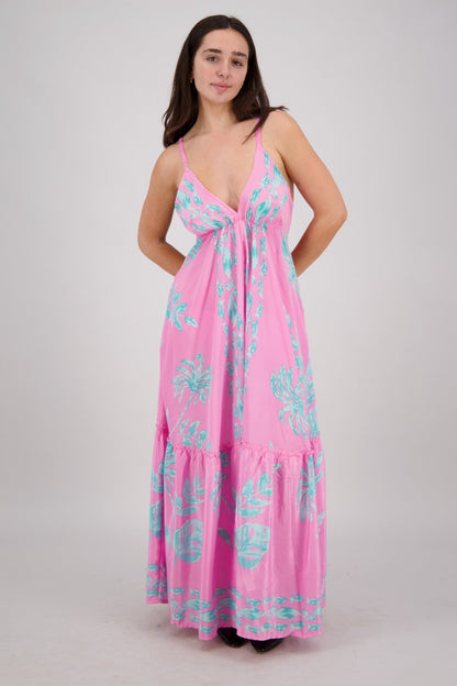 Leilani Petal Tie Back Maxi AB - 35107 - Advance Apparels Inc