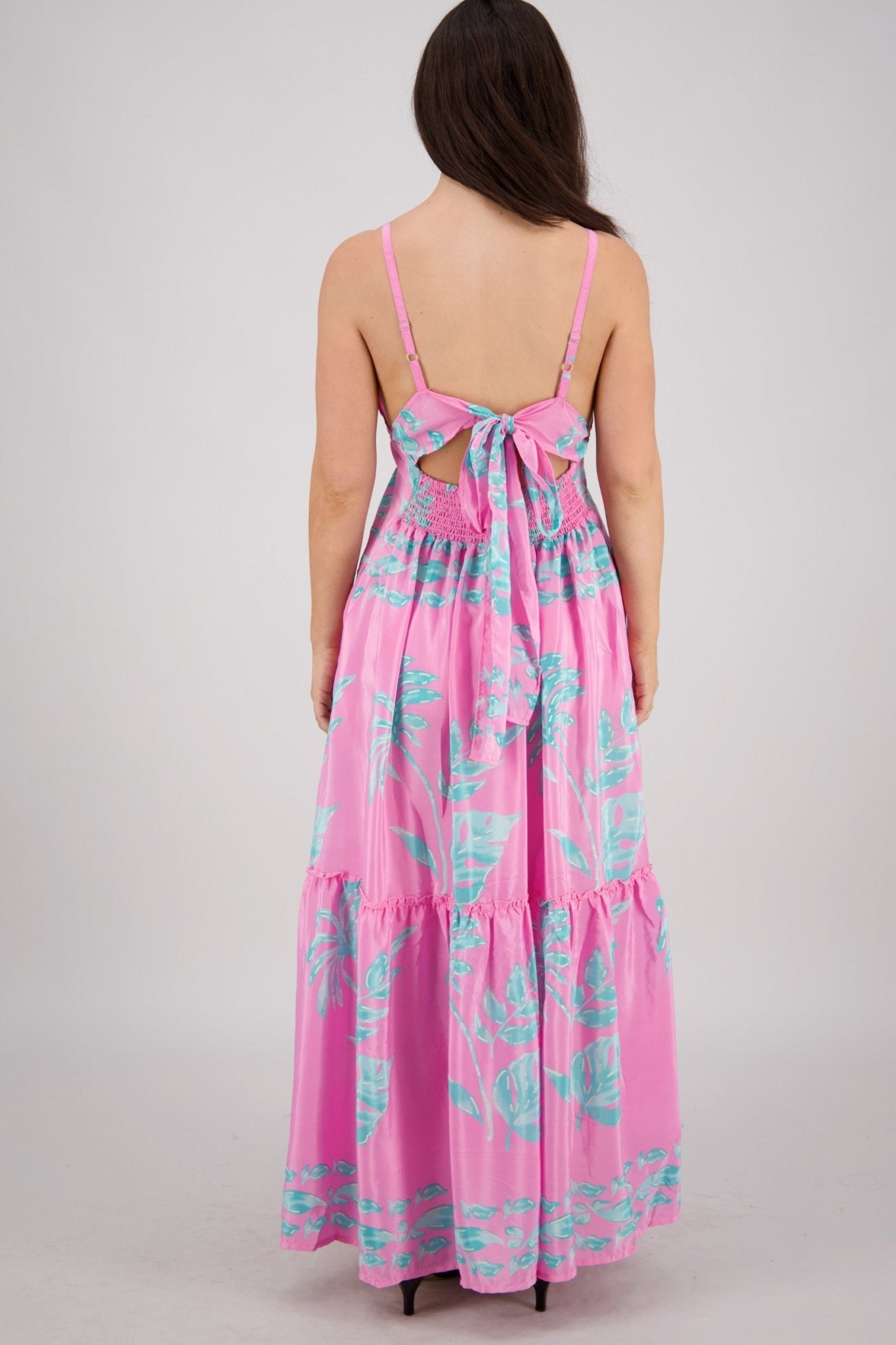 Leilani Petal Tie Back Maxi AB - 35107 - Advance Apparels Inc