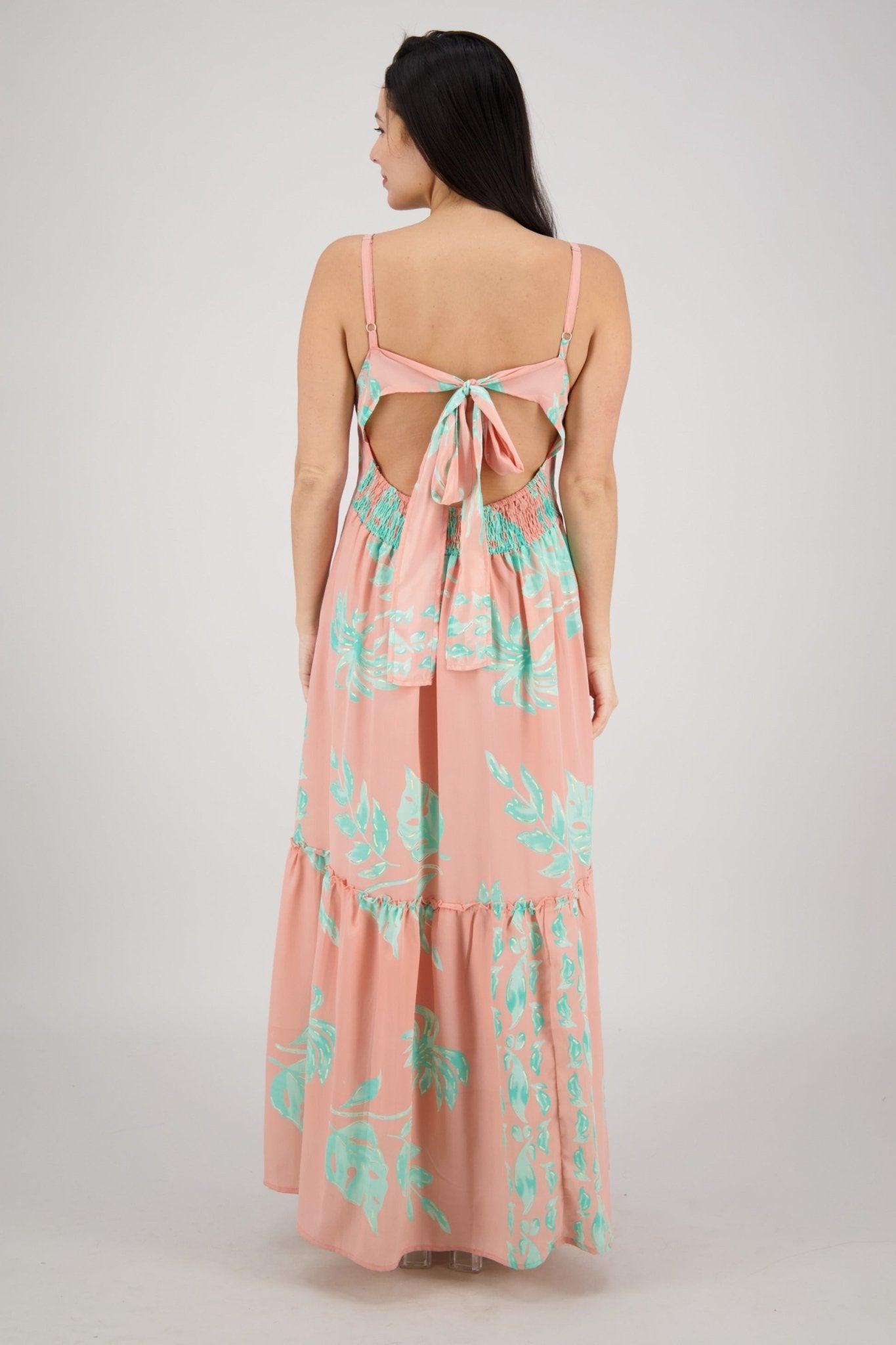 Leilani Petal Tie Back Maxi AB - 35107 - Advance Apparels Inc