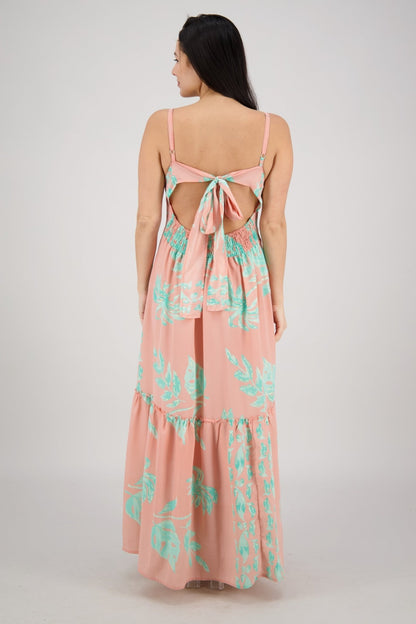 Leilani Petal Tie Back Maxi AB - 35107 - Advance Apparels Inc