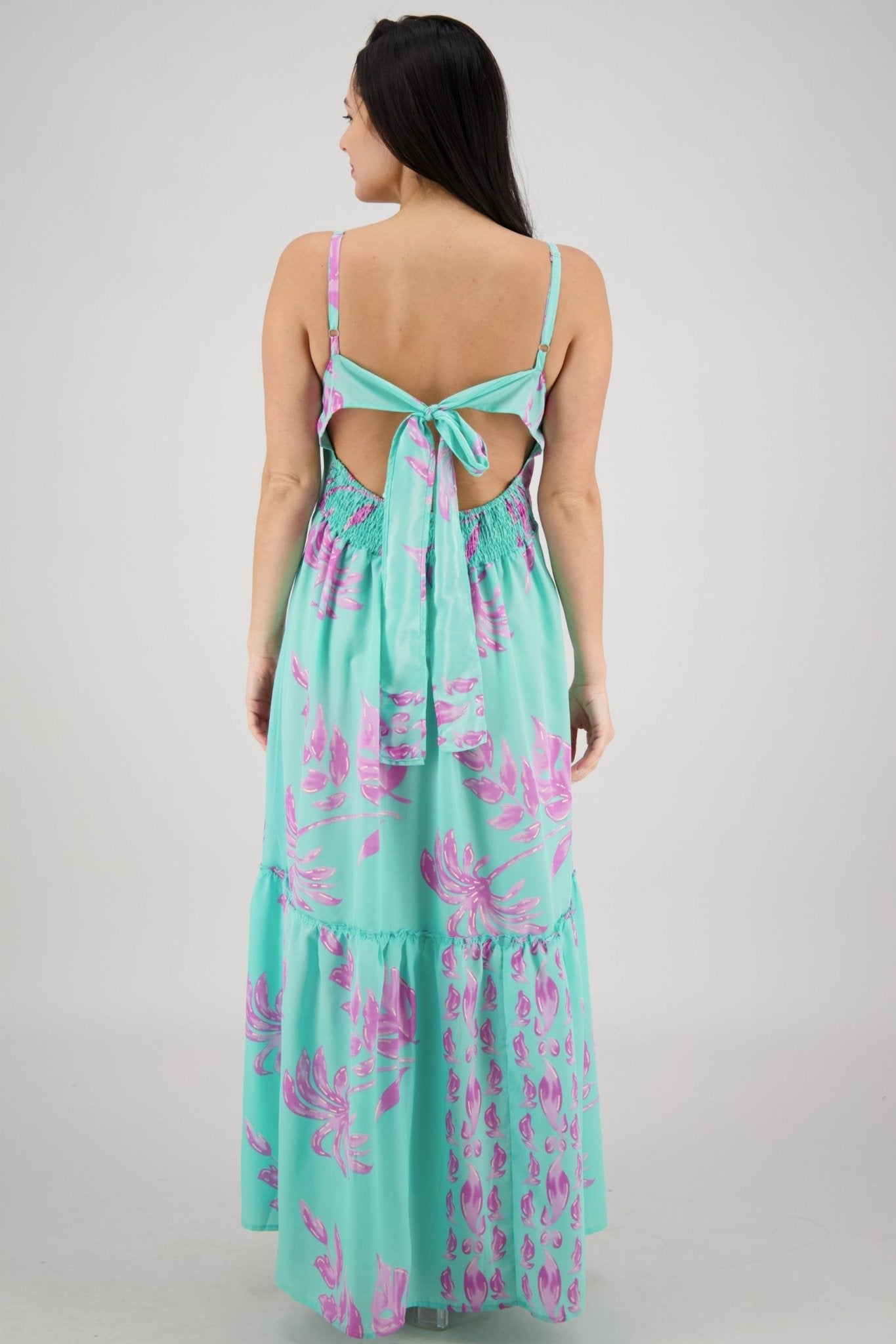 Leilani Petal Tie Back Maxi AB - 35107 - Advance Apparels Inc