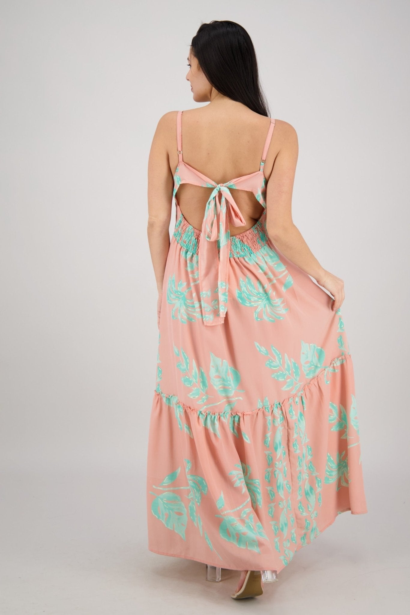 Leilani Petal Tie Back Maxi AB - 35107 - Advance Apparels Inc