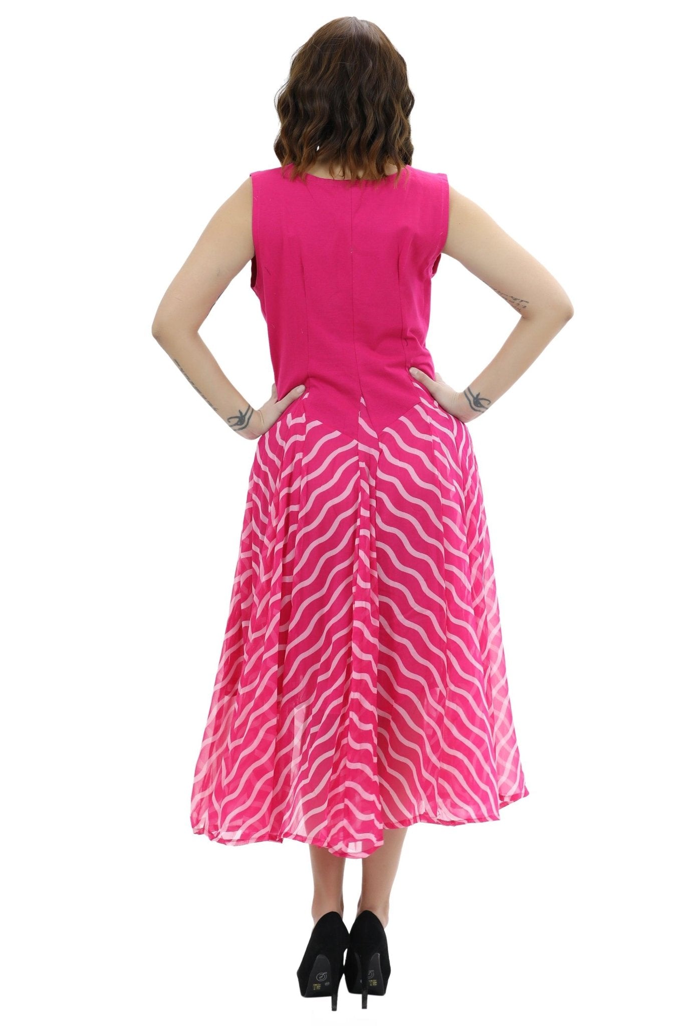Long Tie Dye Maxi Bubble Dress 2015 - Advance Apparels Inc