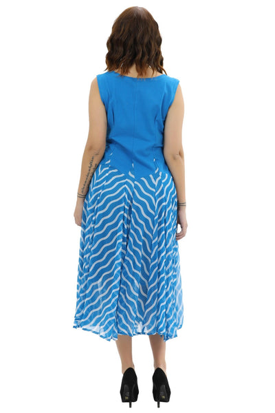 Long Tie Dye Maxi Bubble Dress 2015 - Advance Apparels Inc