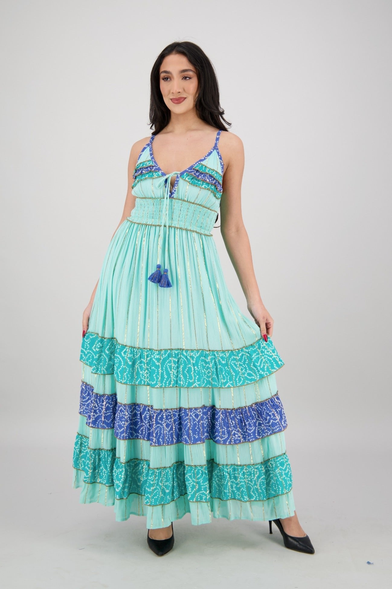 Marari Maxi Dress 25110 - Advance Apparels Inc