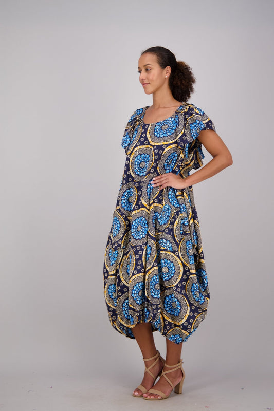 Medallion Navy & Blue Versa Dress AD - 25035 - 231 - Advance Apparels Inc