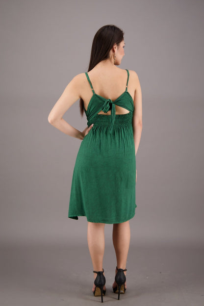 Mid-Length Renaissance Dress w/ Back Tie ADS-24336 Turquoise / L/XL Mid-Length Renaissance Dress w/ Back Tie ADS-24336 Turquoise / L/XL