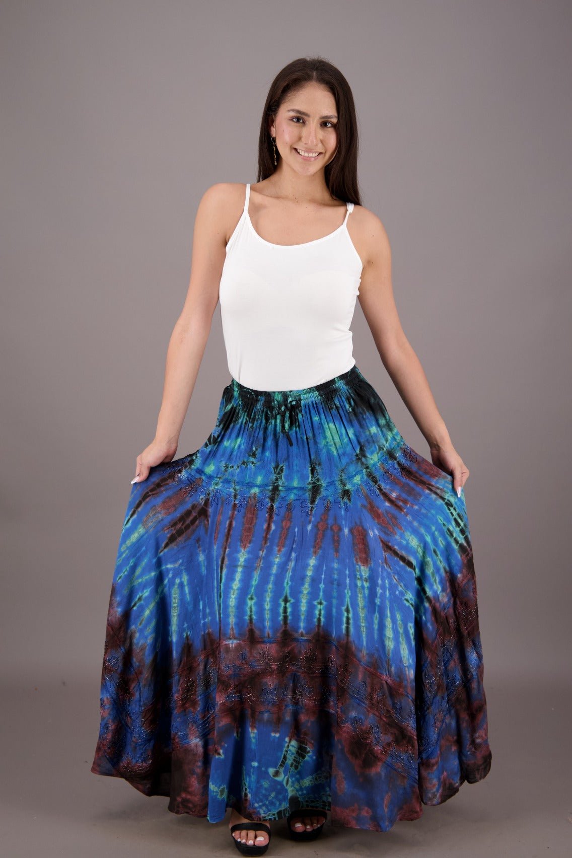 Mystic Waves Tie Dye Skirt 18222 - Advance Apparels Inc