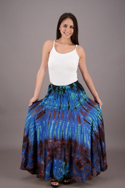 Mystic Waves Tie Dye Skirt 18222 - Advance Apparels Inc