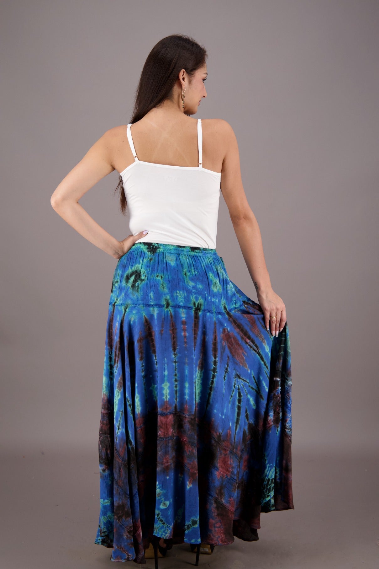 Mystic Waves Tie Dye Skirt 18222 - Advance Apparels Inc