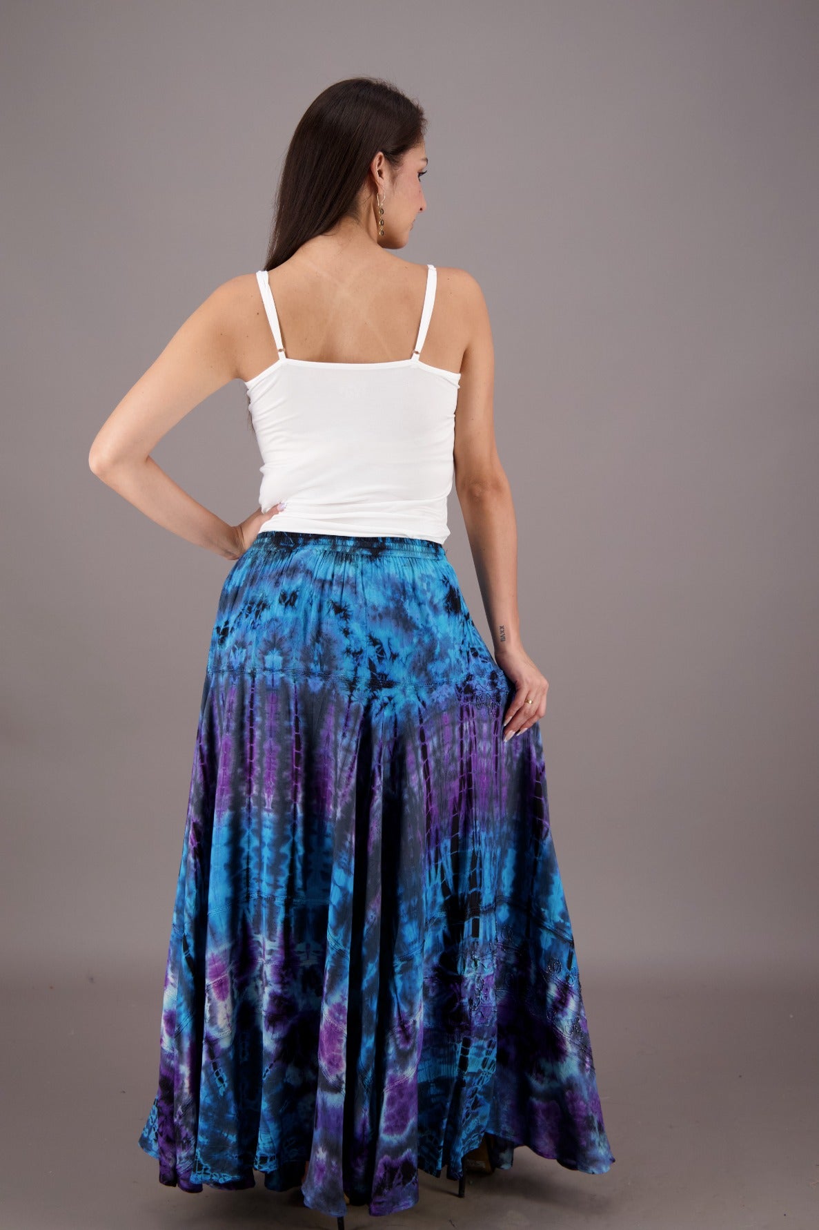 Mystic Waves Tie Dye Skirt 18222 - Advance Apparels Inc