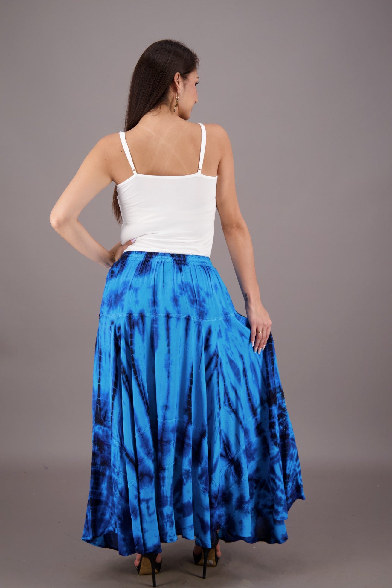 Mystic Waves Tie Dye Skirt 18222 - Advance Apparels Inc