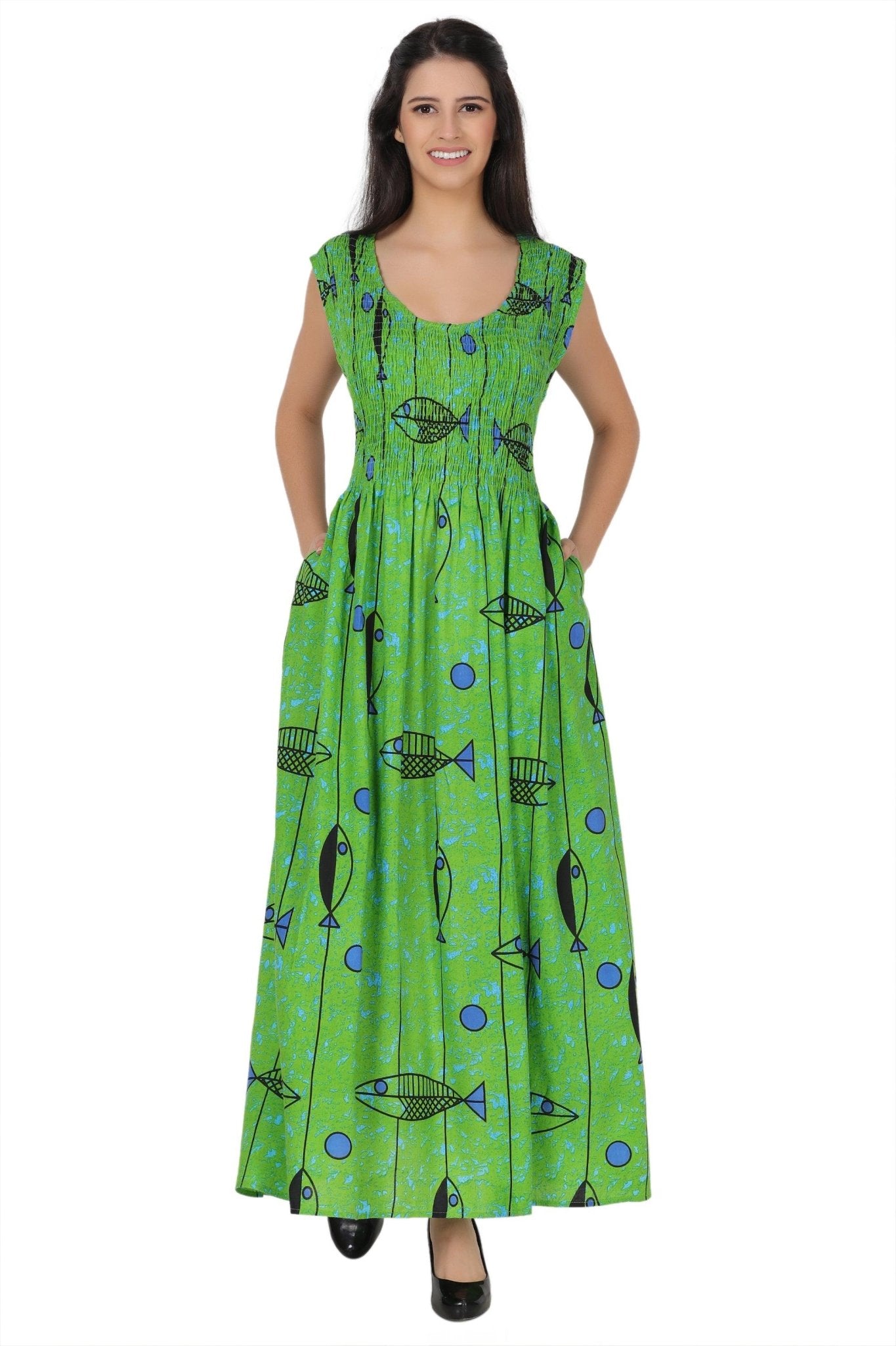 Nautical Print Beach Maxi Dress 522211 Blue / One Size Fits Most Nautical Print Beach Maxi Dress 522211 Blue / One Size Fits Most