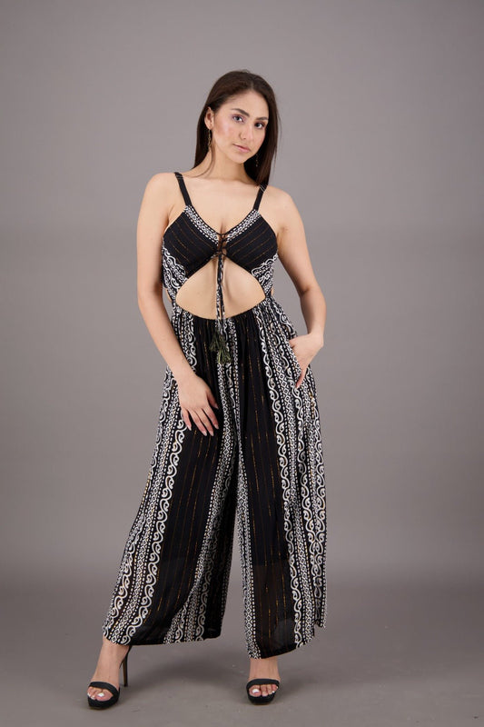 Noir Cut - Out Jumpsuit 24917 - Advance Apparels Inc