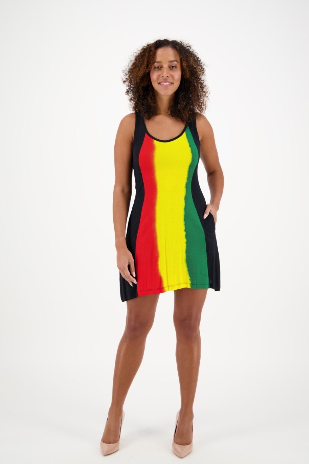 Effortlessly Chic Rasta Dress | Vibrant Jamaica-inspired Summer Attire ...
