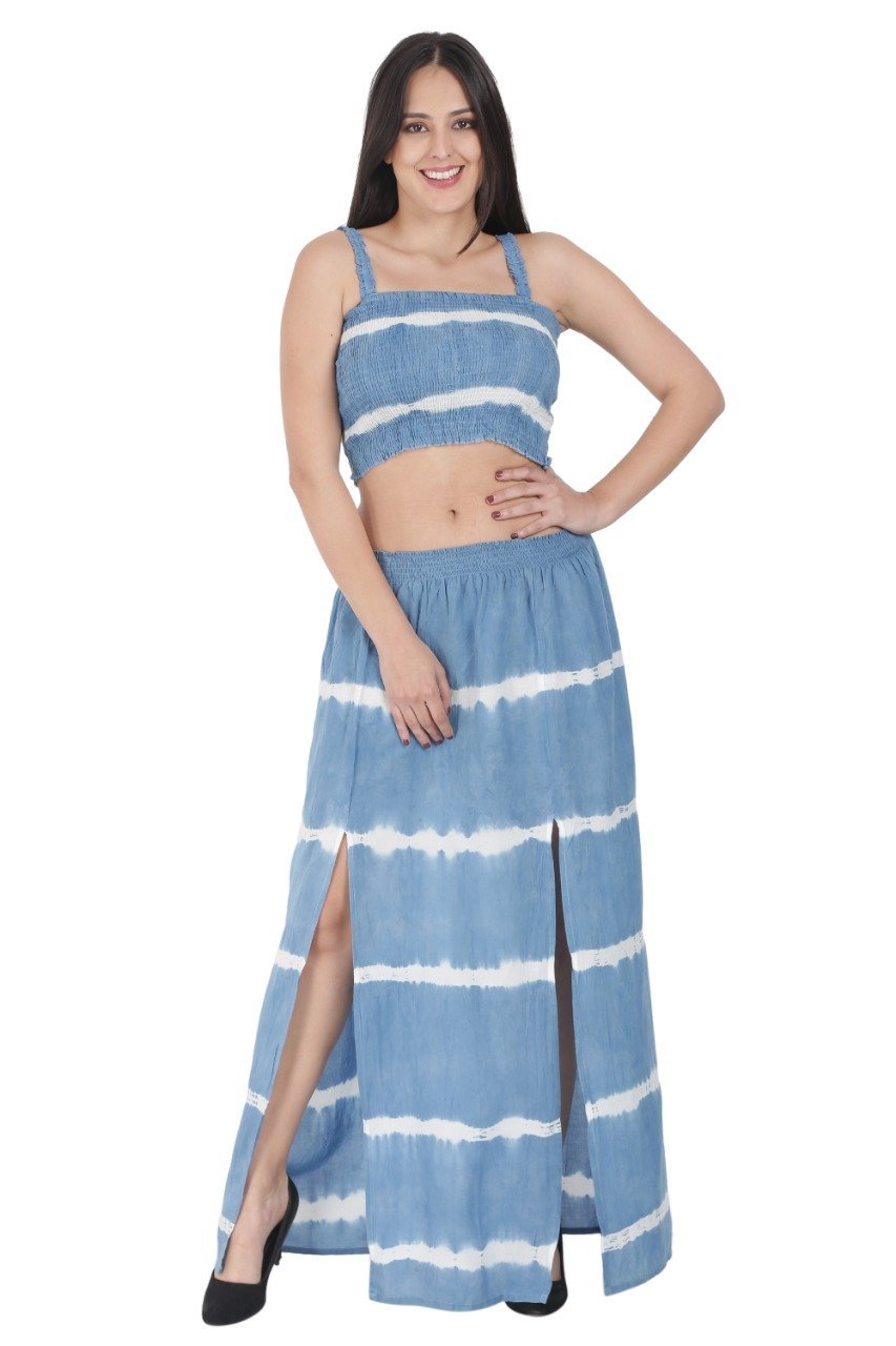 Organic Two Piece Tie Dye Set LWS - 7101 - Advance Apparels Inc