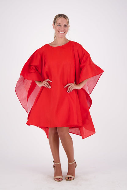 Oversized Cape Dress AD - 25032 - Advance Apparels Inc