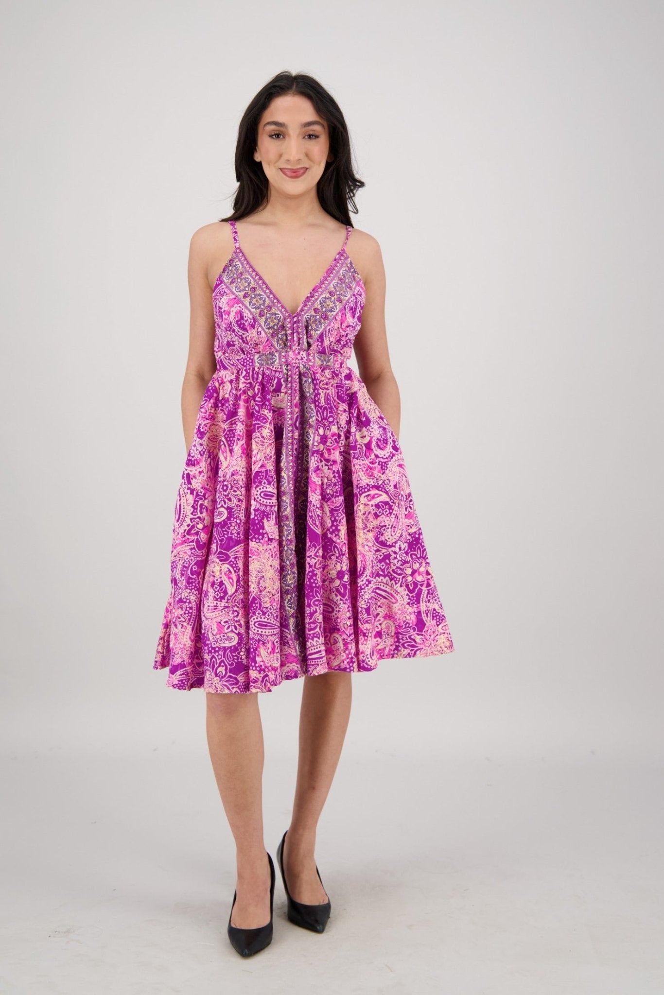Paisley Horizon Day Dress AB - 42105 - Advance Apparels Inc