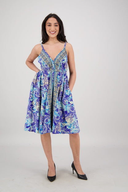 Paisley Horizon Day Dress AB - 42105 - Advance Apparels Inc