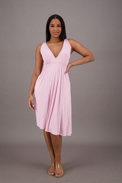 Pastel Bamboo Dress BAM - 24603 - Advance Apparels Inc
