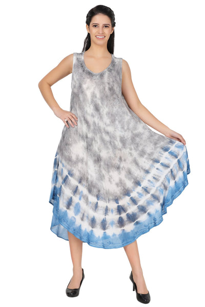Pastel Tie Dye Beach Dress 482156 - Advance Apparels Inc