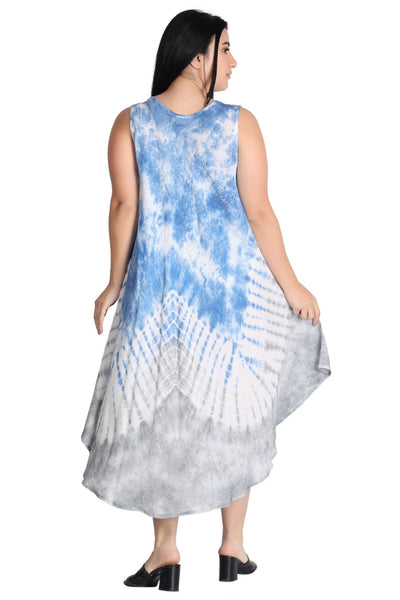 Pastel Tie Dye Dress 482155R - Advance Apparels Inc