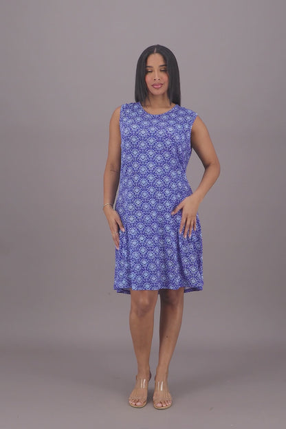 Bamboo Printed Tank Dress BAM-24608
