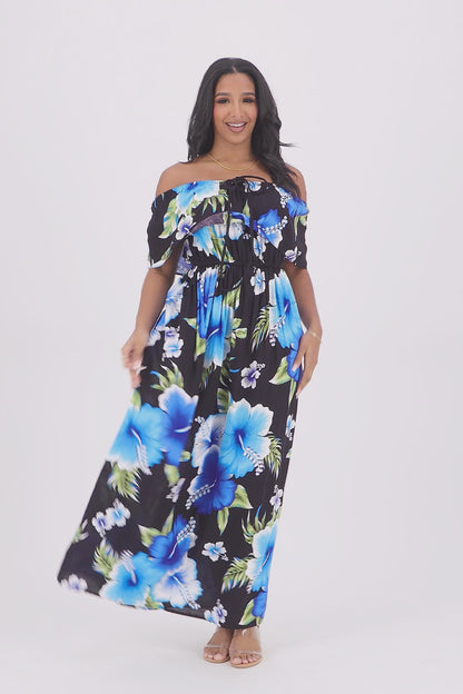 Off Shoulder Resort Dress TH2029
