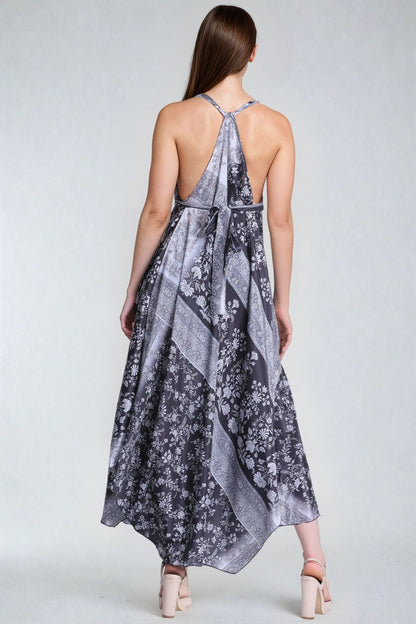 Printed Silk Dress AB - 12009 - Advance Apparels Inc