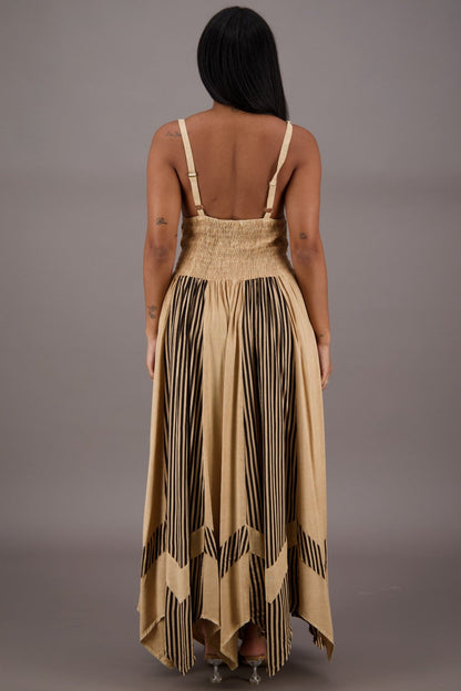 Regal Flair Acid Wash Maxi Dress ADL - 24339 - Advance Apparels Inc