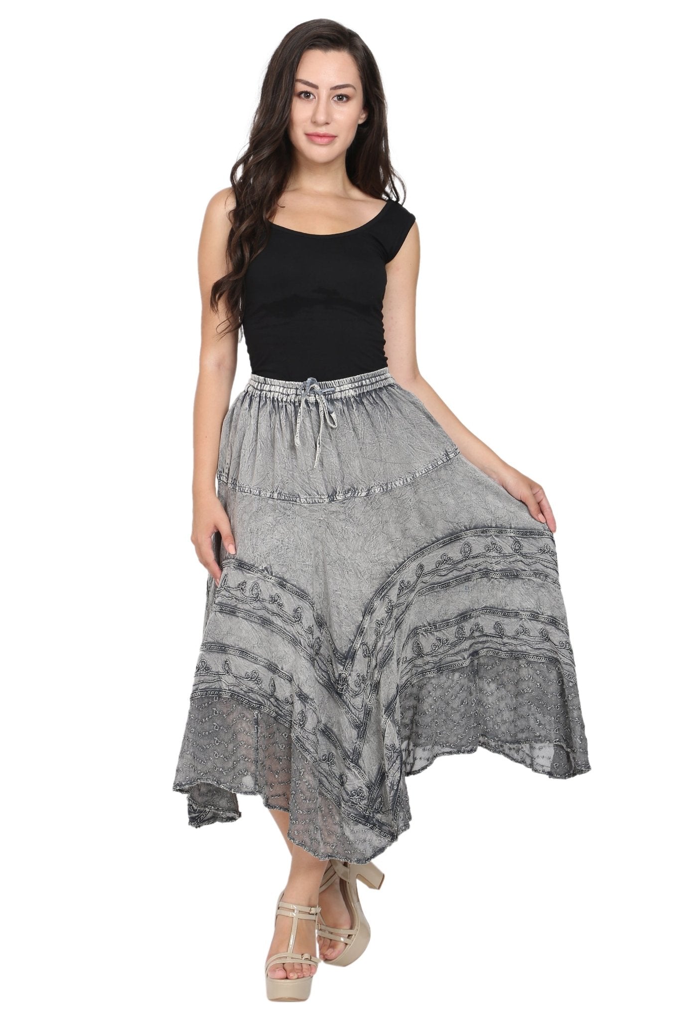 Renaissance Mid Length Skirt 13221 - Advance Apparels Inc