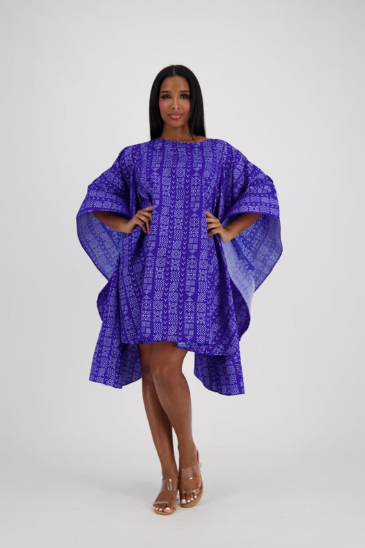 Royal Rhythm Cape Dress AD - 25032 - B075 - Advance Apparels Inc