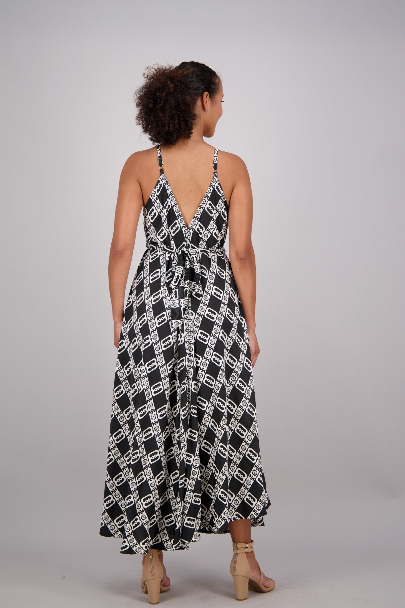 Serai Maxi Dress – Monochrome Loop AB16076 - Advance Apparels Inc