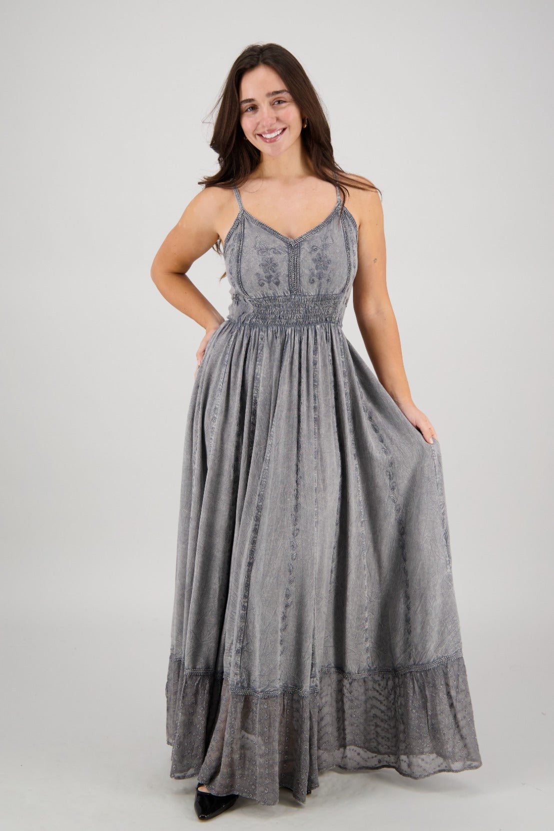 sheer hem dress Mireya One-Shoulder Sheer Hem Maxi Dress Red