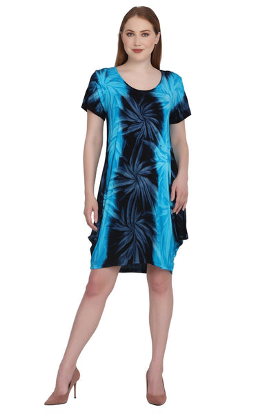 Short Dress With Cap Sleeves SPD74 - Advance Apparels Inc