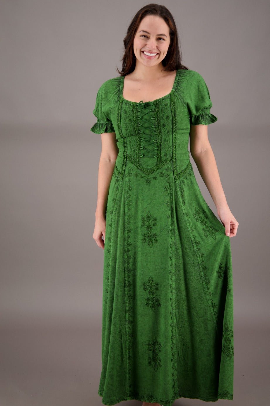 short renaissance dress Short Sleeve Renaissance Dress 162100 Purple / 1X/2X