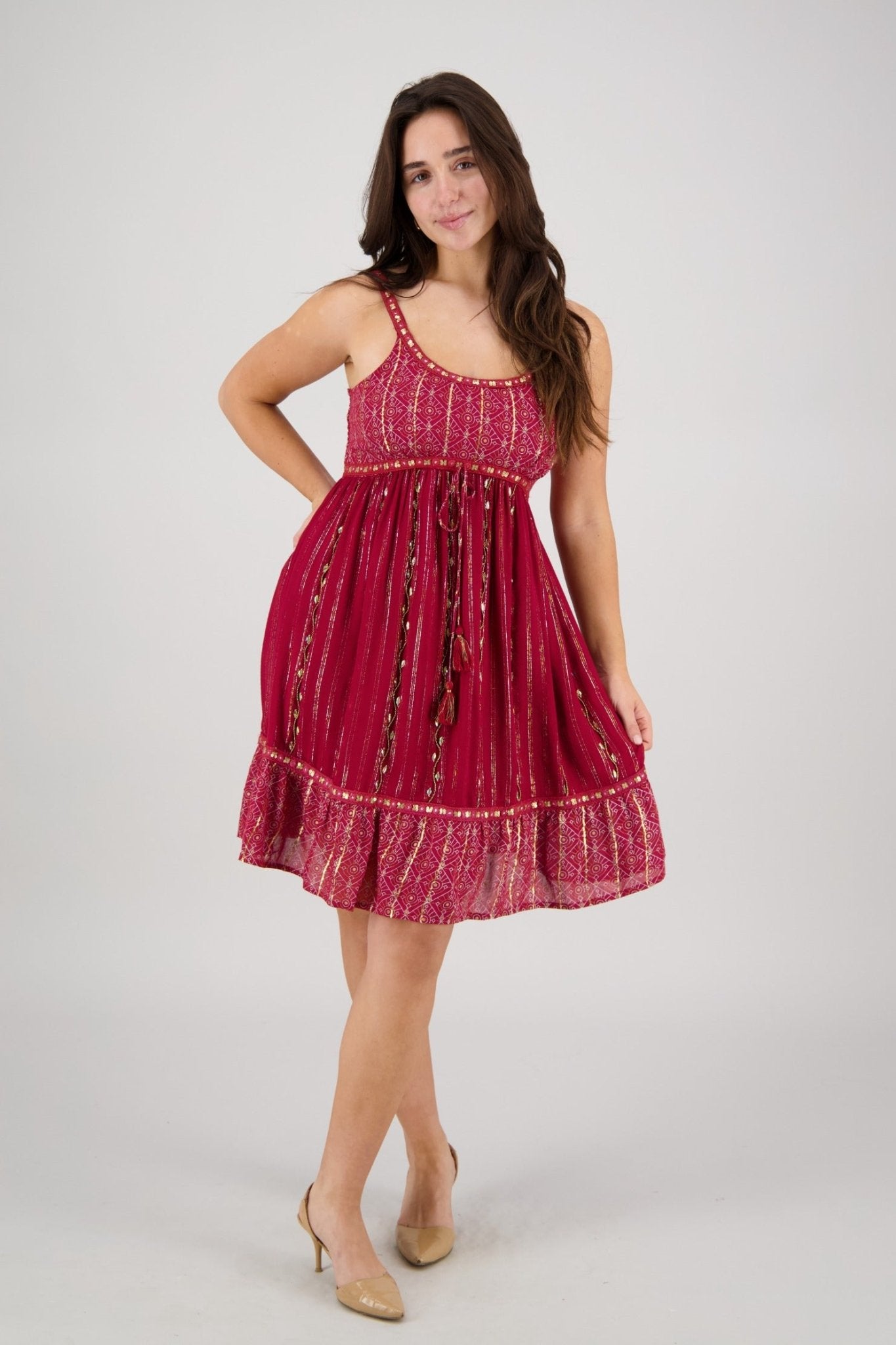 Sita Midi Sundress 25144 - Advance Apparels Inc