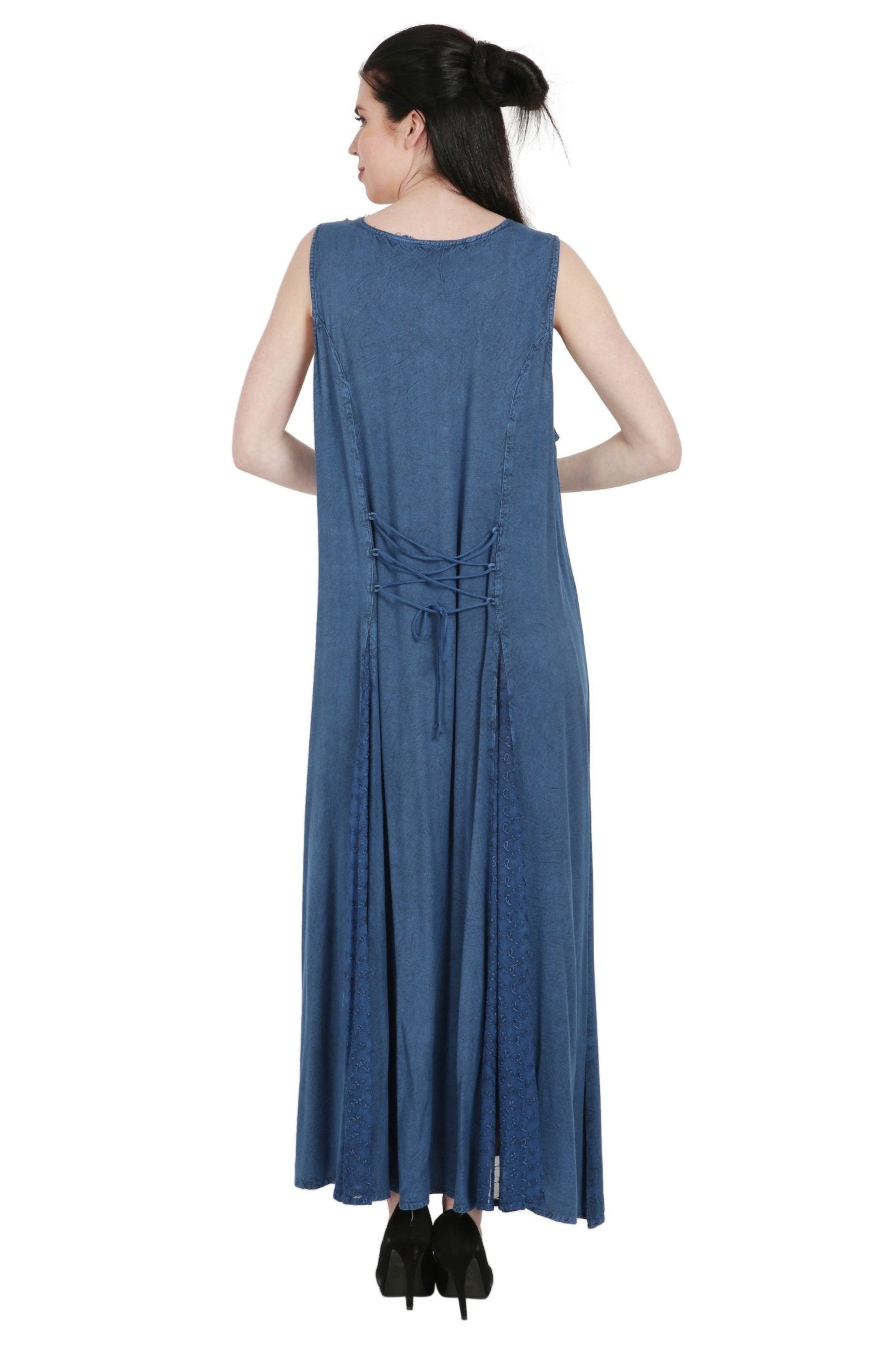 Sleeveless Celtic Dress (S/M - 1X/2X) 4 Colors ADL-20322 Blue / 1X/2X Sleeveless Celtic Dress (S/M - 1X/2X) 4 Colors ADL-20322 Blue / 1X/2X