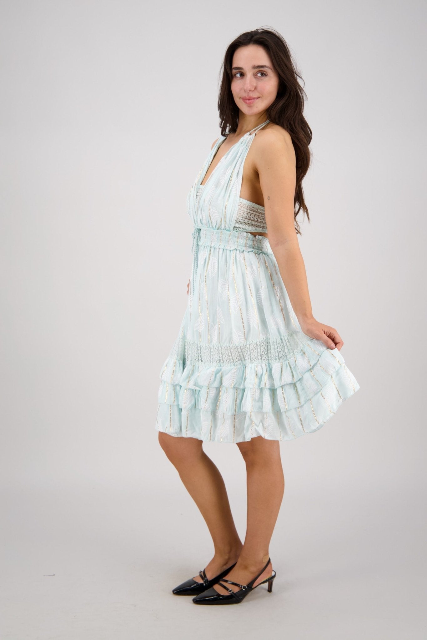 Solara Cutout Mini Dress 25163 - Advance Apparels Inc