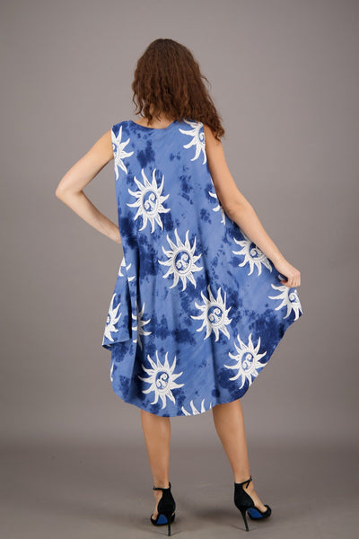 Sun Printed Beach Dress 17147 - Advance Apparels Inc