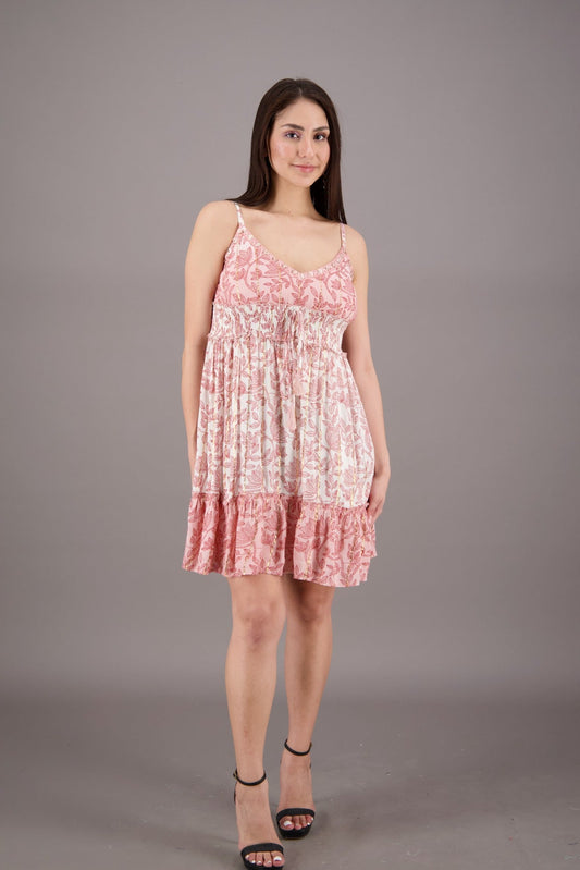 Sunkissed Floral Print Dress 24939 - Advance Apparels Inc