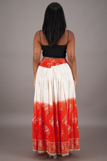 Sunset Bloom Maxi SK - 24962 - Advance Apparels Inc
