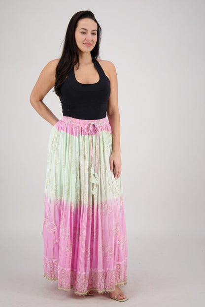 Sunset Bloom Maxi SK - 24962 - Advance Apparels Inc