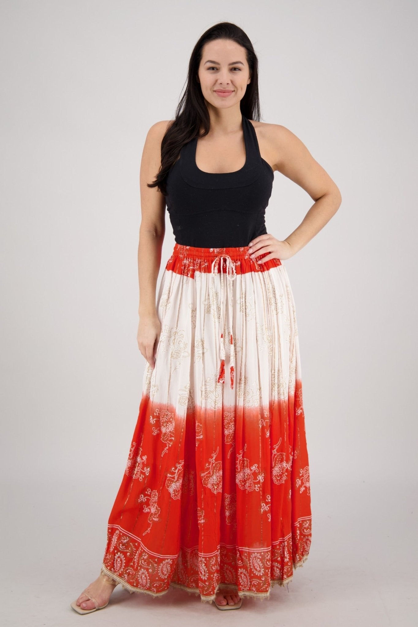 Sunset Bloom Maxi SK - 24962 - Advance Apparels Inc