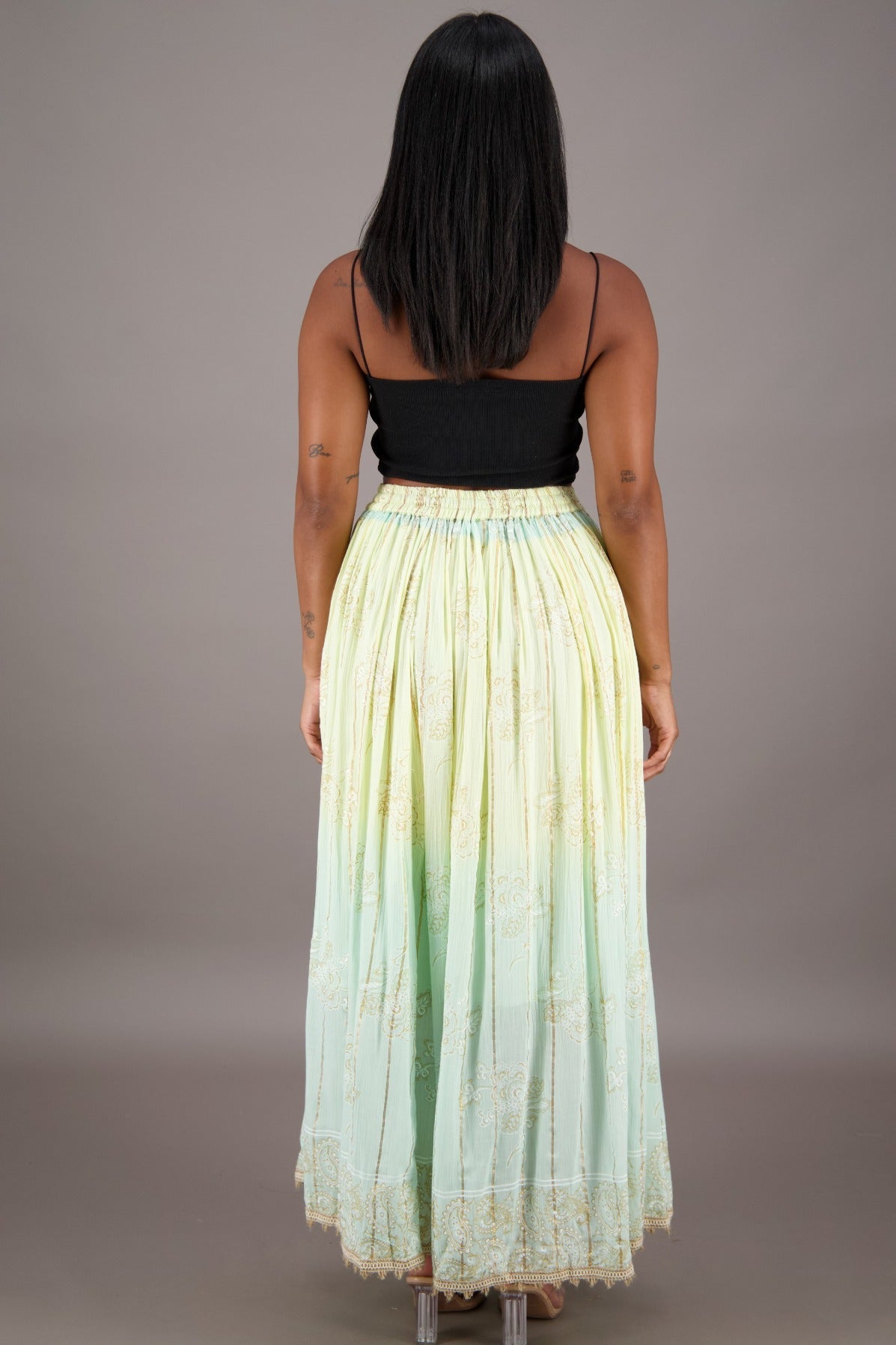 Sunset Bloom Maxi SK - 24962 - Advance Apparels Inc