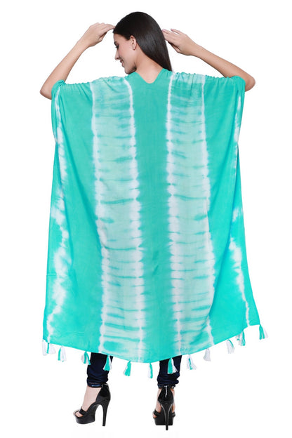 Tie Dye Beach Cover Up Kimono 22030 - Advance Apparels Inc