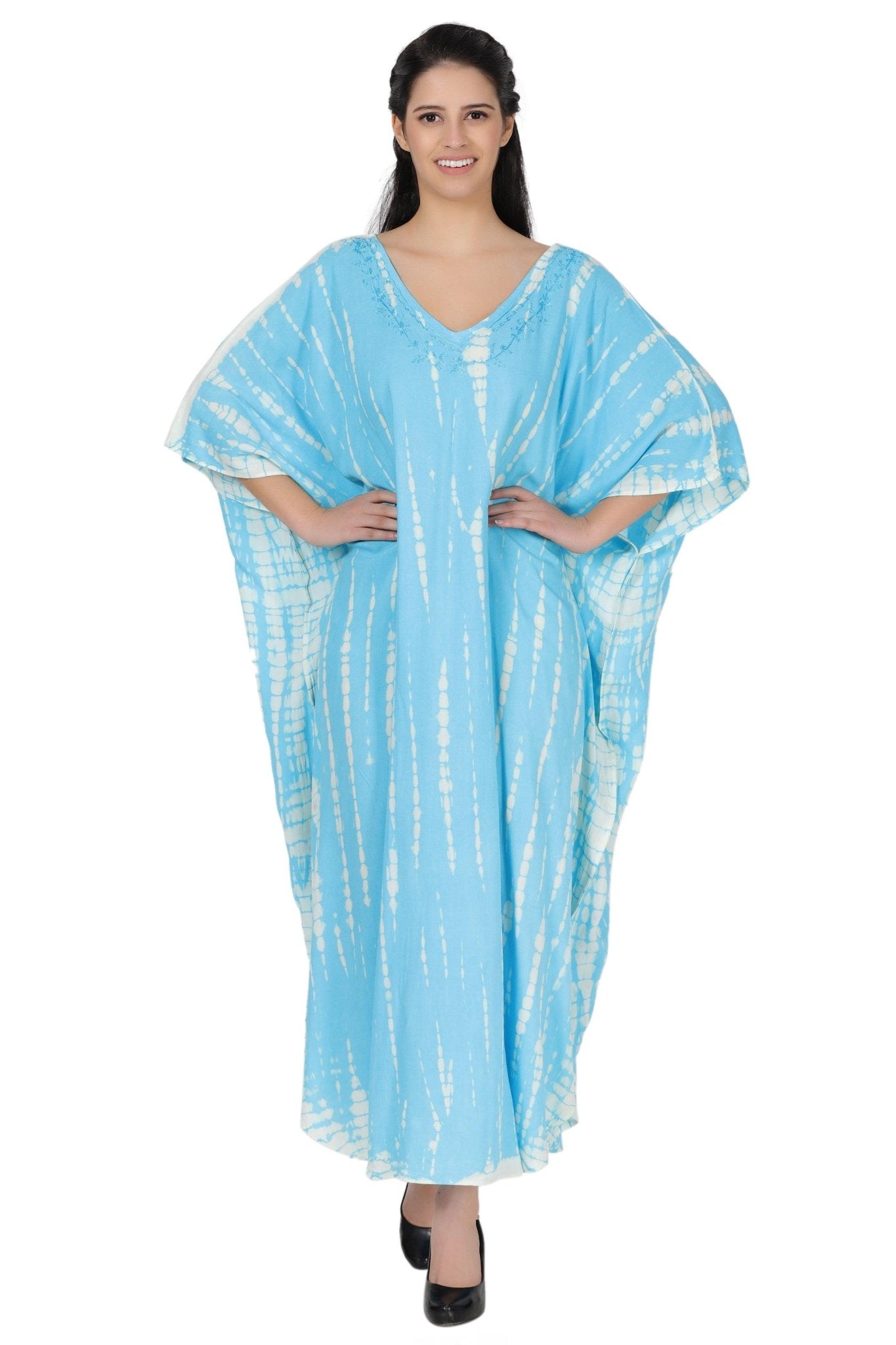 Tie Dye Maxi Kaftan KAF1031 - Advance Apparels Inc