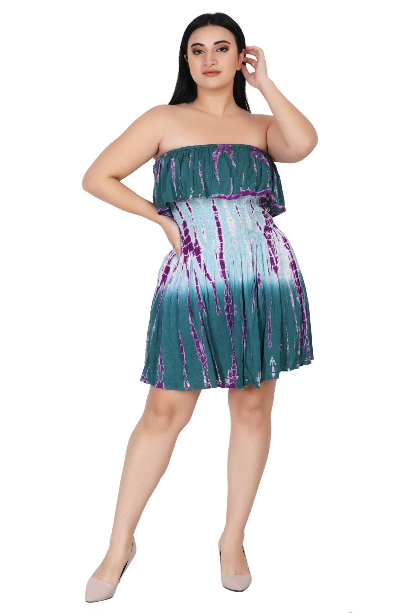 Tie Dye Romper WS-7005 - Advance Apparels Inc